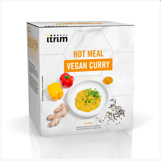 Låda Hot meal Vegan Curry (8 stycken)